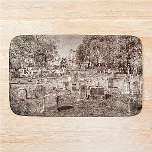 Sleepy Hollow Cemetery Vintage Bath Mat