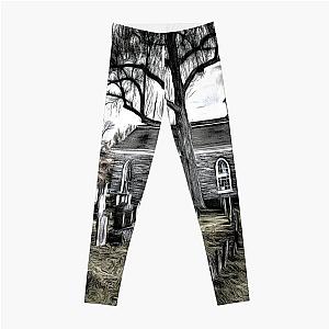 Sleepy Hollow Church Art Leggings