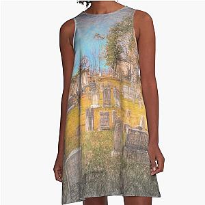 Art Of Sleepy Hollow Cemetery  A-Line Dress