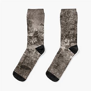 Sleepy Hollow Cemetery Vintage Socks