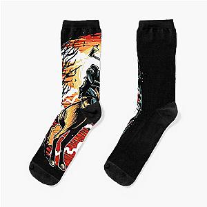 Headless Horseman of Sleepy Hollow Socks