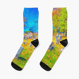 Sleepy Hollow Cemetery Art Socks