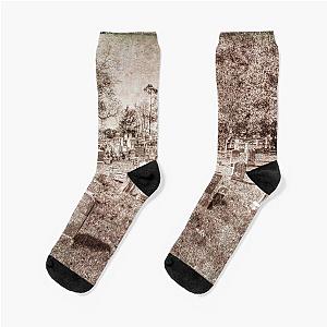 Sleepy Hollow Cemetery Vintage Socks