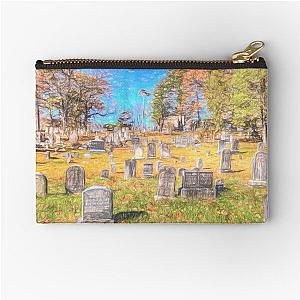 Sleepy Hollow Cemetery Sketch Zipper Pouch