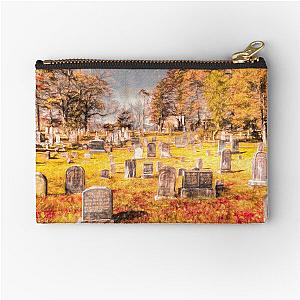 Art Of Sleepy Hollow Cemetery Zipper Pouch