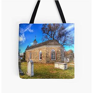 Sleepy Hollow Dutch Church All Over Print Tote Bag