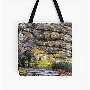 Sleepy Hollow Cemetery Monet  All Over Print Tote Bag