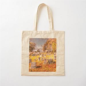 Art Of Sleepy Hollow Cemetery Cotton Tote Bag