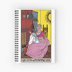 Sleepy Hollow Tarot - Queen of Pentacles Spiral Notebook