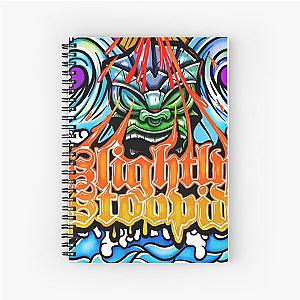 slightly beach 2021 berantakin Spiral Notebook