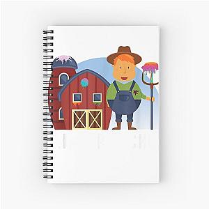 Slime Rancher With Barn And Farm T-Shirt Spiral Notebook