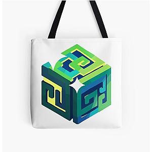 Manifold Cube Slime Rancher Icon All Over Print Tote Bag