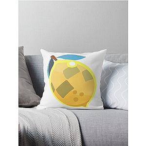 Phase Lemon Cube Slime Rancher Icon Throw Pillow