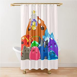 Slime Rancher 2 - All Cute Slime  Shower Curtain