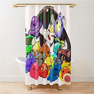 Slime Rancher - All in One  Shower Curtain