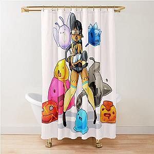 Slime Rancher 2 - Lets Go  Shower Curtain