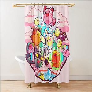 Slime Rancher All in One  Shower Curtain