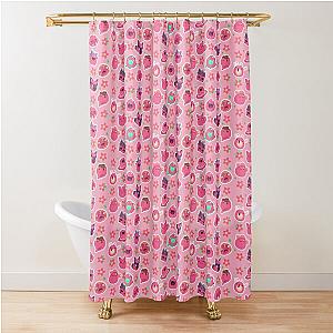 Pink Slimes from Slime Rancher Shower Curtain