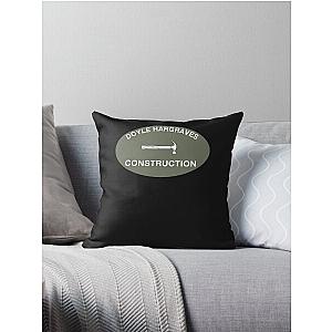 Doyle Hargraves Construction Sling Blade White Classic Throw Pillow