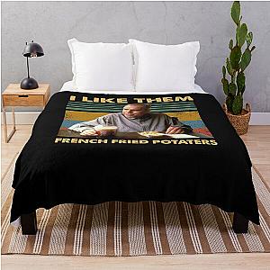 Sling Blade like them french fried potaters vintage Throw Blanket