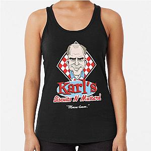 Karl's Biscuits N Mustard - Sling Blade Racerback Tank Top