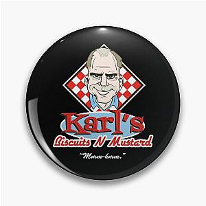 Sling Blade T-ShirtKarl's Biscuits N Mustard Pin