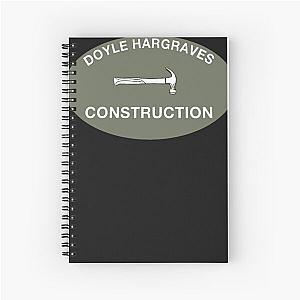 Doyle Hargraves Construction Sling Blade White Classic Spiral Notebook