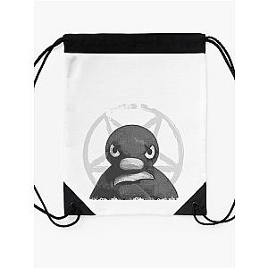 Slipnoot Pingu White Print Drawstring Bag Premium Merch Store