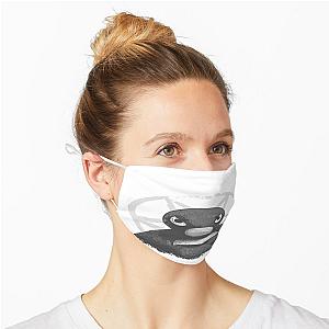 Slipnoot Pingu White Print Mask Premium Merch Store