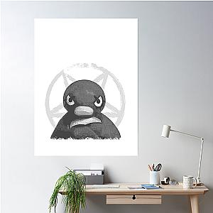 Slipnoot Pingu White Print Poster Premium Merch Store