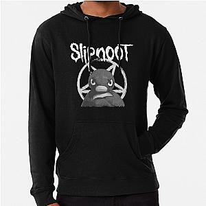 Slipnoot Pingu White Print Hoodie Premium Merch Store