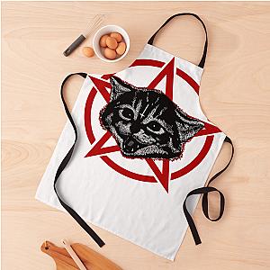 Metal Music Cat Apron Premium Merch Store