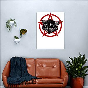 Metal Music Cat Canvas Print Premium Merch Store