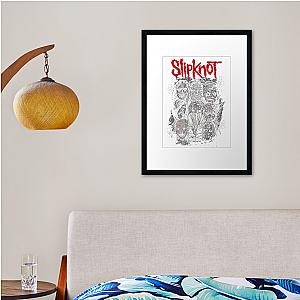 Great Slipknot Band Framed print Premium Merch Store