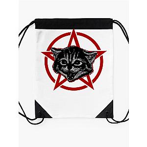 Metal Music Cat Drawstring Bag Premium Merch Store