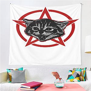 Metal Music Cat Tapestry Premium Merch Store