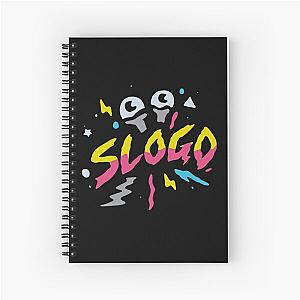 Slogo Merch Slogoman Merch Colors Spiral Notebook