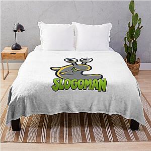 SLOGOMAN SLOGO FUNNY GIFTS BIRTHDAY slogCOOLS Throw Blanket