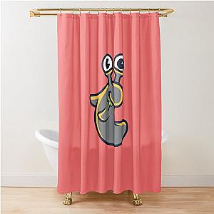 slogoman slogo coollogo funny gift birthday  Shower Curtain