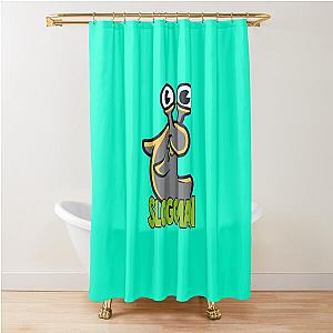 SLOGOMAN SLOGO FUNNY GIFTS BIRTHDAY slogCOOLS Shower Curtain