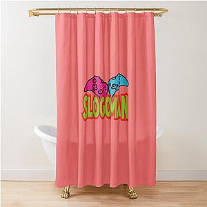 slogoman PS14 slogo coollogo  CRAINER Shower Curtain