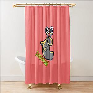 slogoman 7 slogo coollogo  CRAINER Shower Curtain