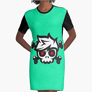 CRAINER RED EYS  Graphic T-Shirt Dress