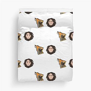 Lego and Kwebbelkop Duvet Cover