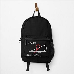 Slushy Martin finds X shirt funny backpack