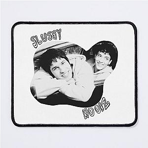 slushy noob - black white Mouse Pad