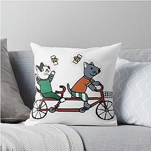 Slushy Bike Throw Pillow