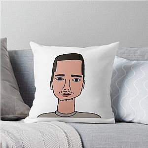 That mini kid drawing by me noob Throw Pillow
