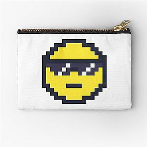 Original Sunglasses pixel art smile 2 Zipper Pouch