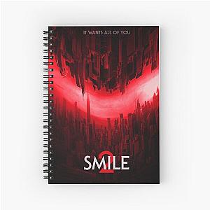 Aesthetic Smile 2 Horror Movies Graphic Spiral Notebook